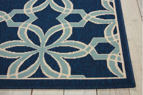 Nourison CARIBBEAN Blue 93 X 129 Area Rug 99446239693 805-96917 Image 4