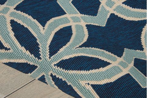Nourison CARIBBEAN Blue 93 X 129 Area Rug 99446239693 805-96917 Image 5
