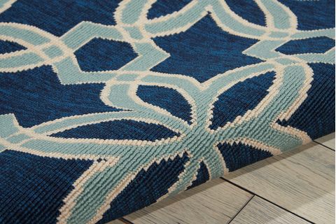 Nourison CARIBBEAN Blue 93 X 129 Area Rug 99446239693 805-96917 Image 6