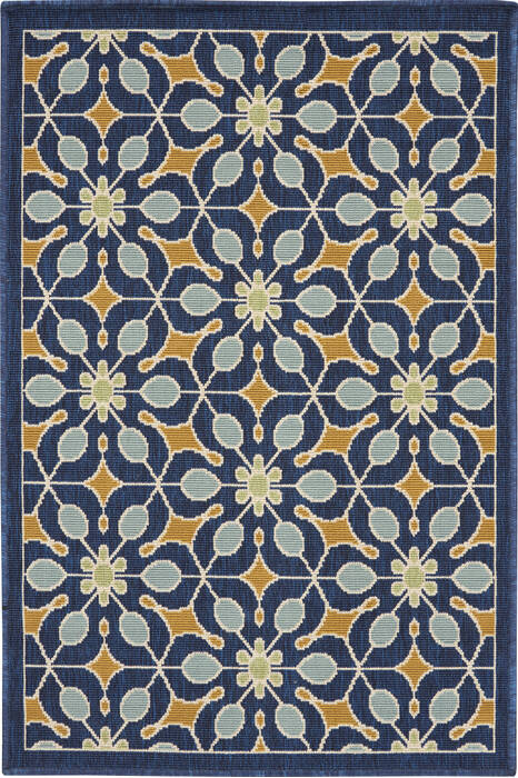Nourison Caribbean Blue 19 X 29 Area Rug 805-96926 Image 0