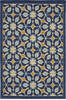 Nourison Caribbean Blue 19 X 29 Area Rug 805-96926 Thumb 0