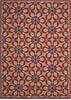 Nourison Caribbean Red 53 X 75 Area Rug  805-96934 Thumb 0