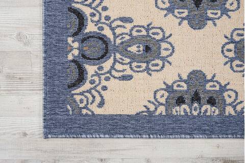 Nourison Caribbean Beige 93 X 129 Area Rug 805-96943 Image 1