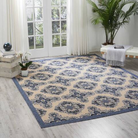 Nourison Caribbean Beige 93 X 129 Area Rug 805-96943 Image 3