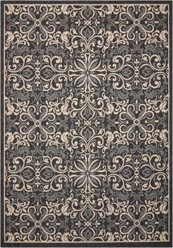 Nourison Caribbean Grey Runner 2'3" X 7'6" Area Rug  805-96945