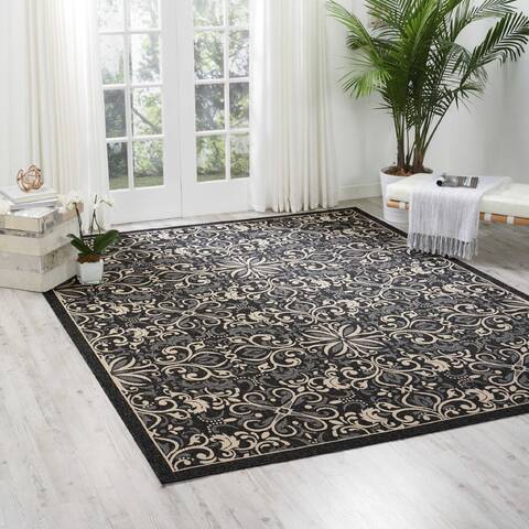 Nourison Caribbean Grey 93 X 129 Area Rug 805-96950 Image 3