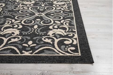 Nourison Caribbean Grey 93 X 129 Area Rug 805-96950 Image 4