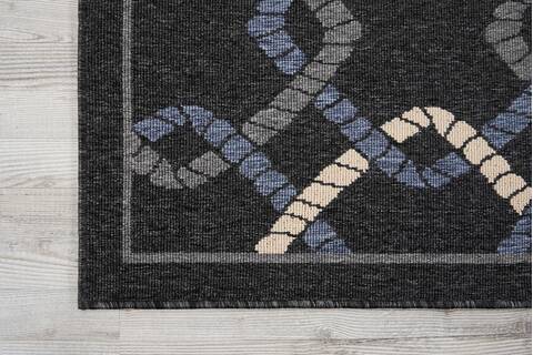 Nourison Caribbean Grey 93 X 129 Area Rug 805-96971 Image 1