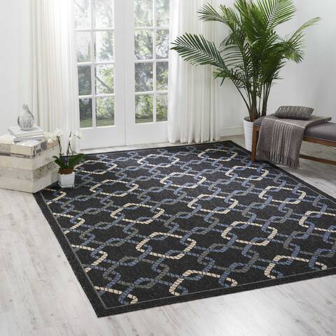 Nourison Caribbean Grey 93 X 129 Area Rug 805-96971 Image 3
