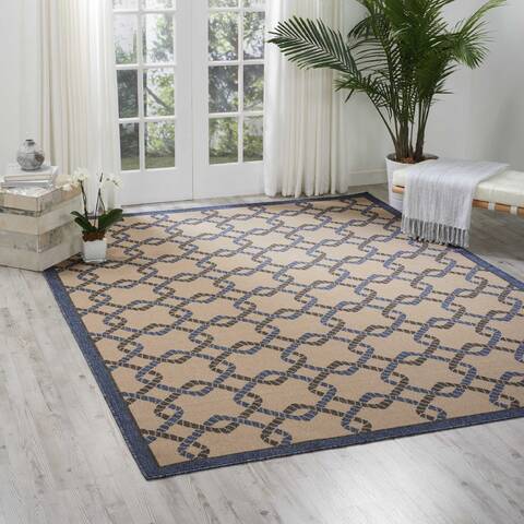 Nourison Caribbean Beige 93 X 129 Area Rug 805-96978 Image 3