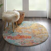 Nourison Celestial Multicolor Round 53 X 53 Area Rug 805-96985 Thumb 3