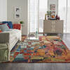 Nourison Celestial Multicolor 710 X 106 Area Rug  805-97001 Thumb 3