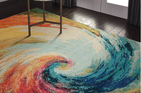 Nourison Celestial Multicolor 53 X 73 Area Rug 805-97003 Image 6