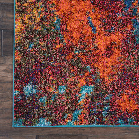 Nourison Celestial Blue 710 X 106 Area Rug 805-97007 Image 1
