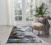 Nourison Chroma Blue 40 X 60 Area Rug 805-97008 Thumb 3