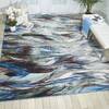 Nourison Chroma Blue 79 X 99 Area Rug 805-97010 Thumb 3