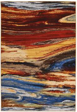 Nourison Chroma Red 4'0" X 6'0" Area Rug  805-97023