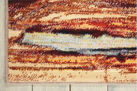 Nourison Chroma Red 79 X 99 Area Rug 805-97025 Image 1
