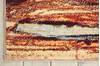 Nourison Chroma Red 79 X 99 Area Rug 805-97025 Thumb 1