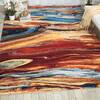 Nourison Chroma Red 79 X 99 Area Rug 805-97025 Thumb 3