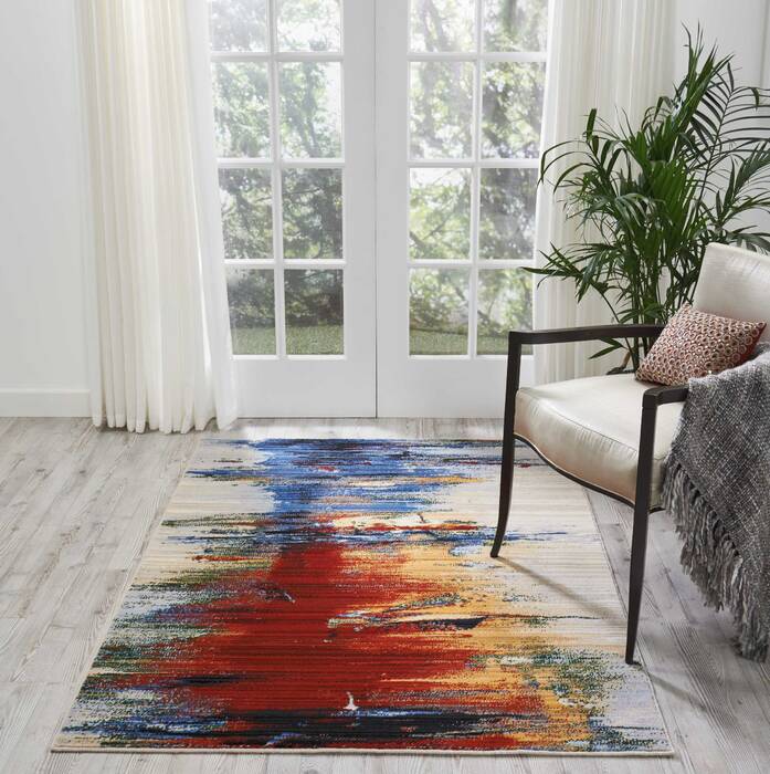 Nourison Chroma Red 40 X 60 Area Rug 805-97028 Image 3