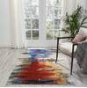 Nourison Chroma Red 40 X 60 Area Rug  805-97028 Thumb 3