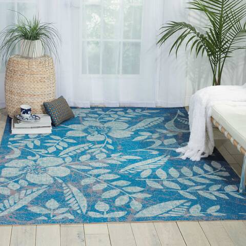 Nourison Coastal Blue 100 X 130 Area Rug 805-97042 Image 3