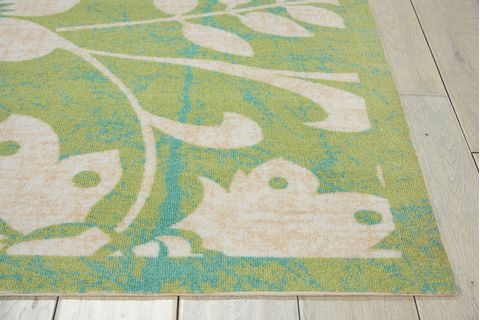 Nourison COASTAL Green 100 X 130 Area Rug 99446338518 805-97045 Image 2