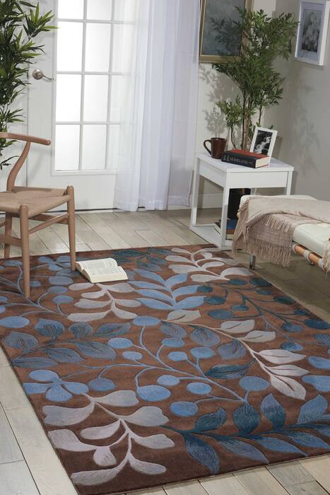 Nourison Contour Brown 73 X 93 Area Rug 805-97077 Image 3