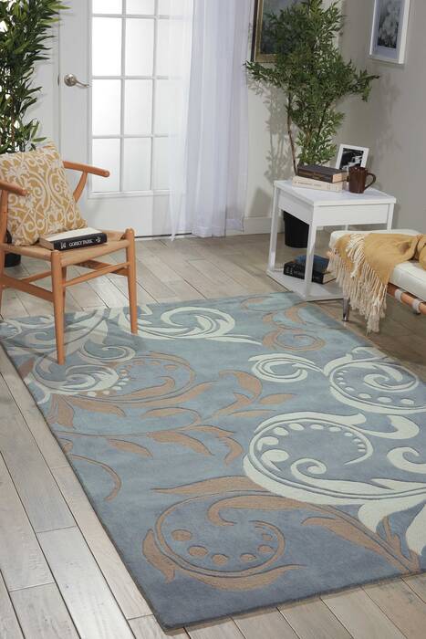 Nourison Contour Grey 50 X 76 Area Rug 805-97130 Image 3