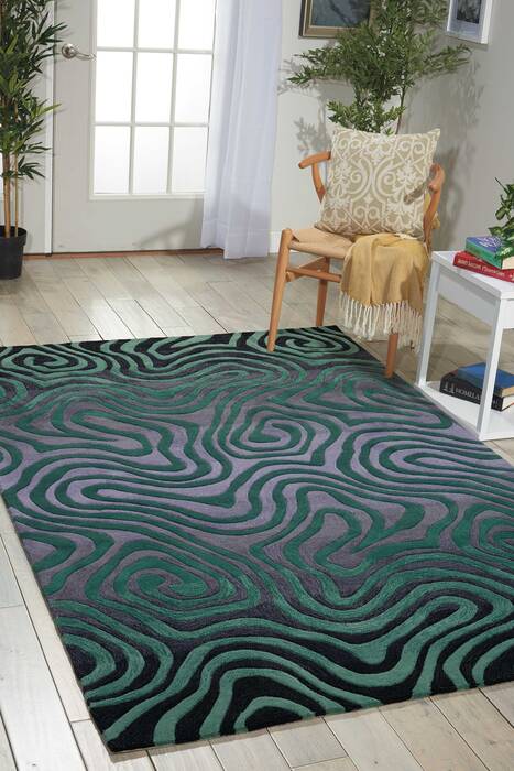 Nourison Contour Grey 73 X 93 Area Rug 805-97199 Image 3