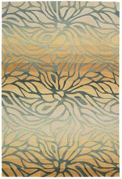 Nourison Contour Brown Rectangle 8x10 ft Polyester Carpet 97204