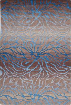 Nourison Contour Beige Rectangle 5x8 ft Polyester Carpet 97210