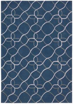 Nourison Contour Blue 7'3" X 9'3" Area Rug  805-97227