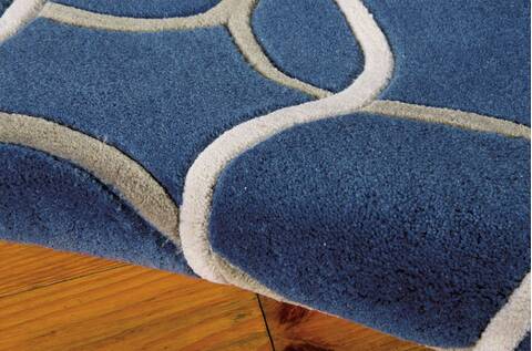Nourison Contour Blue 80 X 106 Area Rug 805-97228 Image 2