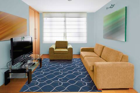 Nourison Contour Blue 80 X 106 Area Rug 805-97228 Image 3