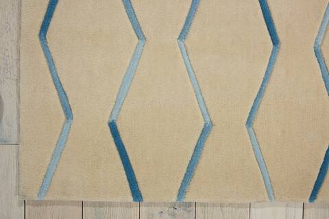Nourison Contour Beige Rectangle 4x6 ft Polyester Carpet 97237 | SKU 97237