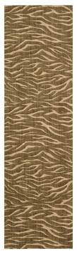 Nourison Cosmopolitan Brown Runner 2'3" X 8'0" Area Rug  805-97270