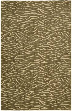 Nourison Cosmopolitan Brown Rectangle 4x6 ft Wool Carpet 97271
