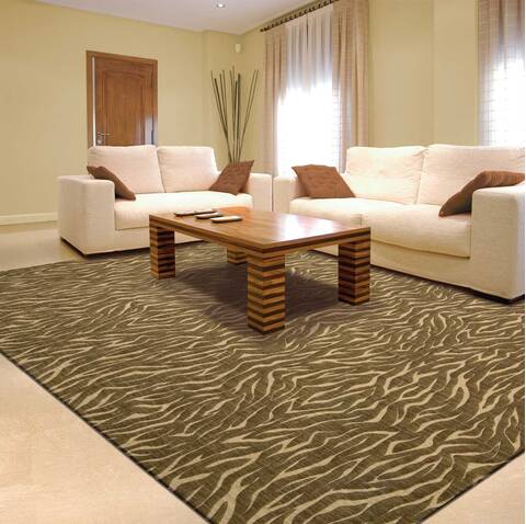 Nourison Cosmopolitan Brown 76 X 96 Area Rug 805-97273 Image 3