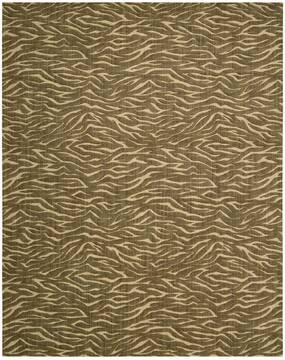 Nourison Cosmopolitan Brown Rectangle 8x10 ft Wool Carpet 97273