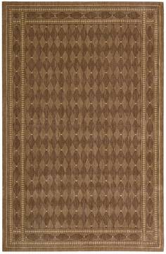 Nourison Cosmopolitan Brown Rectangle 4x6 ft Wool Carpet 97289