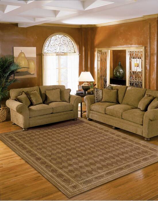 Nourison Cosmopolitan Brown 83 X 113 Area Rug 805-97292 Image 3