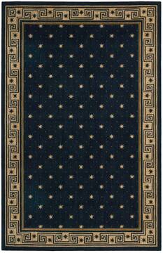 Nourison Cosmopolitan Blue Rectangle 5x8 ft Wool Carpet 97314