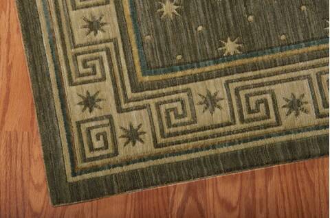 Nourison Cosmopolitan Green 83 X 113 Area Rug 805-97322 Image 1