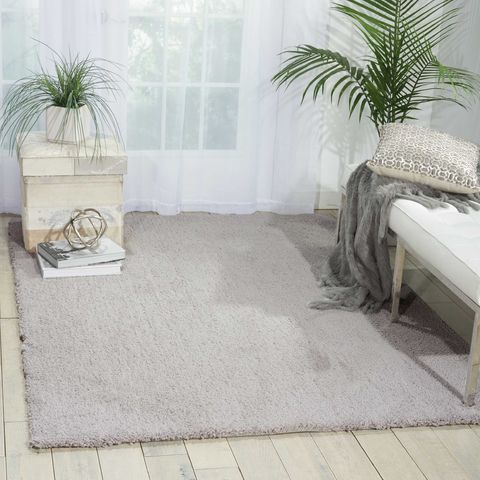 Nourison COZY SHAG Grey 50 X 70 Area Rug 99446366689 805-97326 Image 1