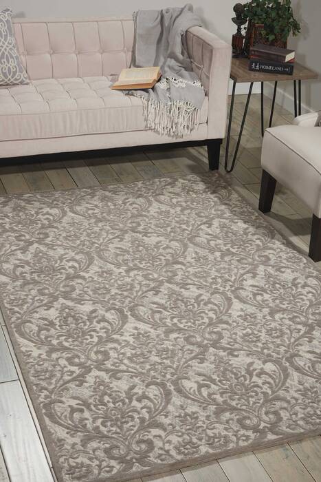Nourison Damask Beige 50 X 70 Area Rug 805-97341 Image 3