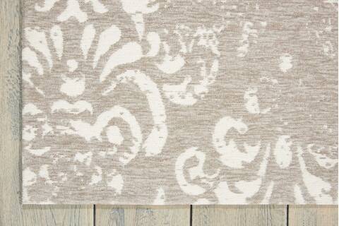 Nourison Damask Beige 23 X 39 Area Rug 805-97346 Image 1