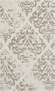 Nourison Damask Beige Rectangle 2x4 ft Polyester Carpet 97349