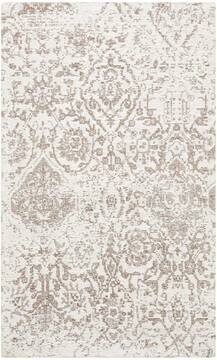 Nourison Damask Beige Rectangle 2x4 ft Polyester Carpet 97352